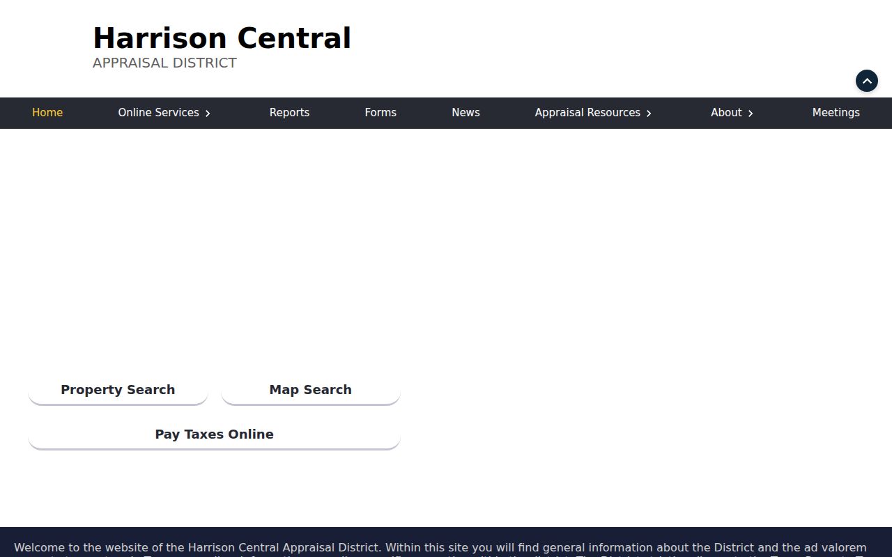 Marshall residents directory HCAD property search interface
